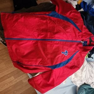 Reebok 2XL Phillies Windbreaker never worn